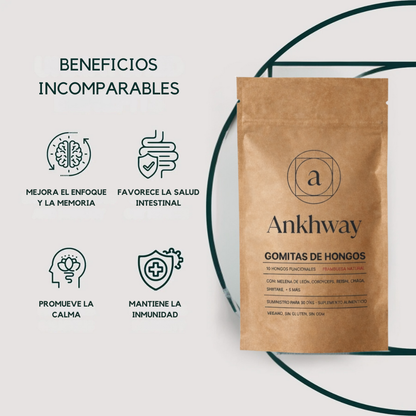 Ankhway Focus - Gomitas a Base De Hongos