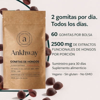 Ankhway Focus - Gomitas a Base De Hongos