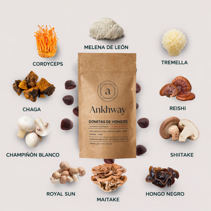 Ankhway Focus - Gomitas a Base De Hongos