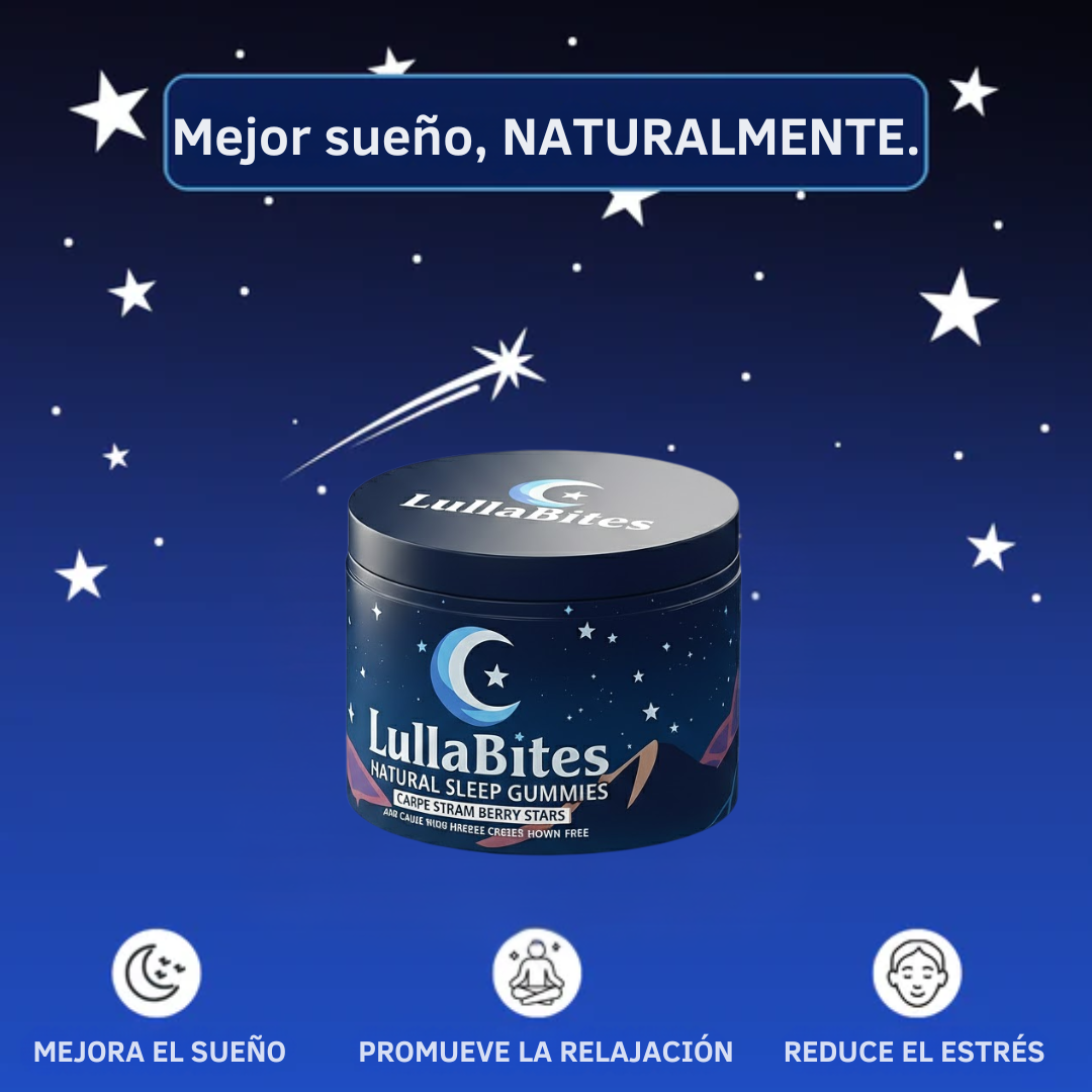 LullaBites™ – Gomitas Naturales para un Buen Sueño